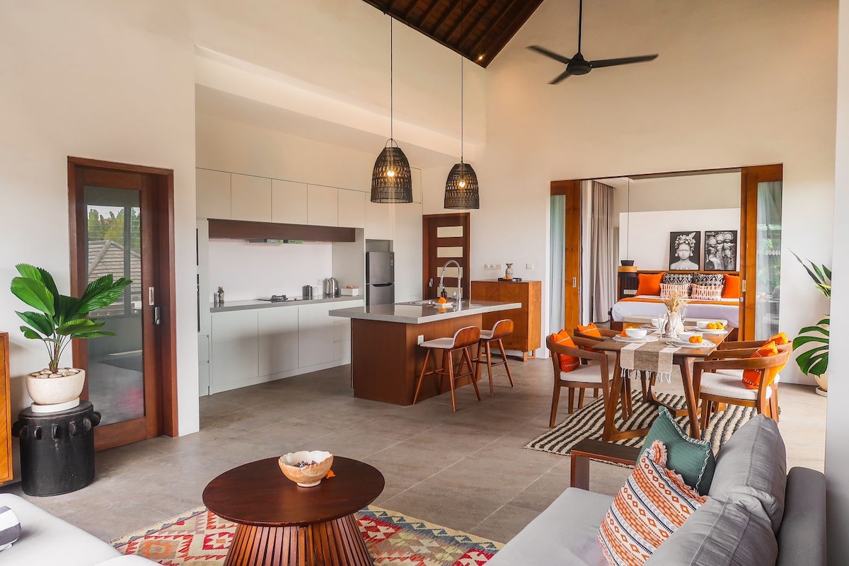 Luxe 1-Br Apart with Plunge Pool + Gym + Fast WIFI